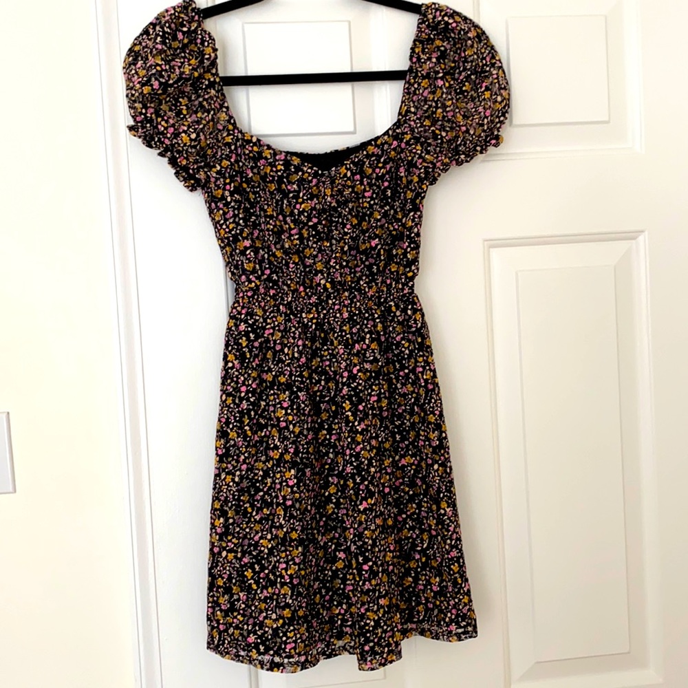 Black Floral Dress